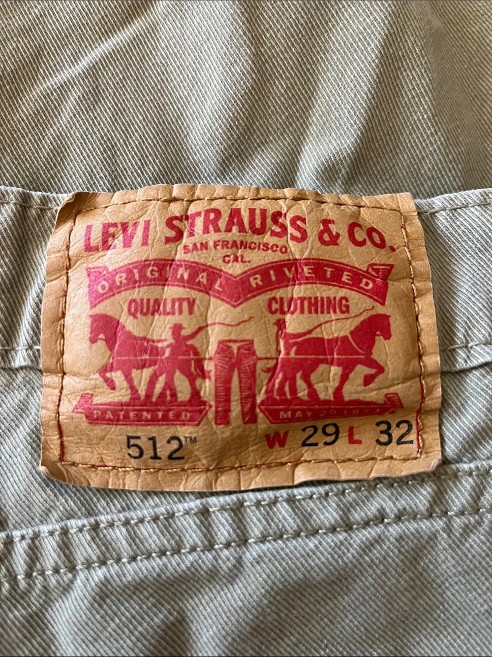 Levi's Men's Tan Pants